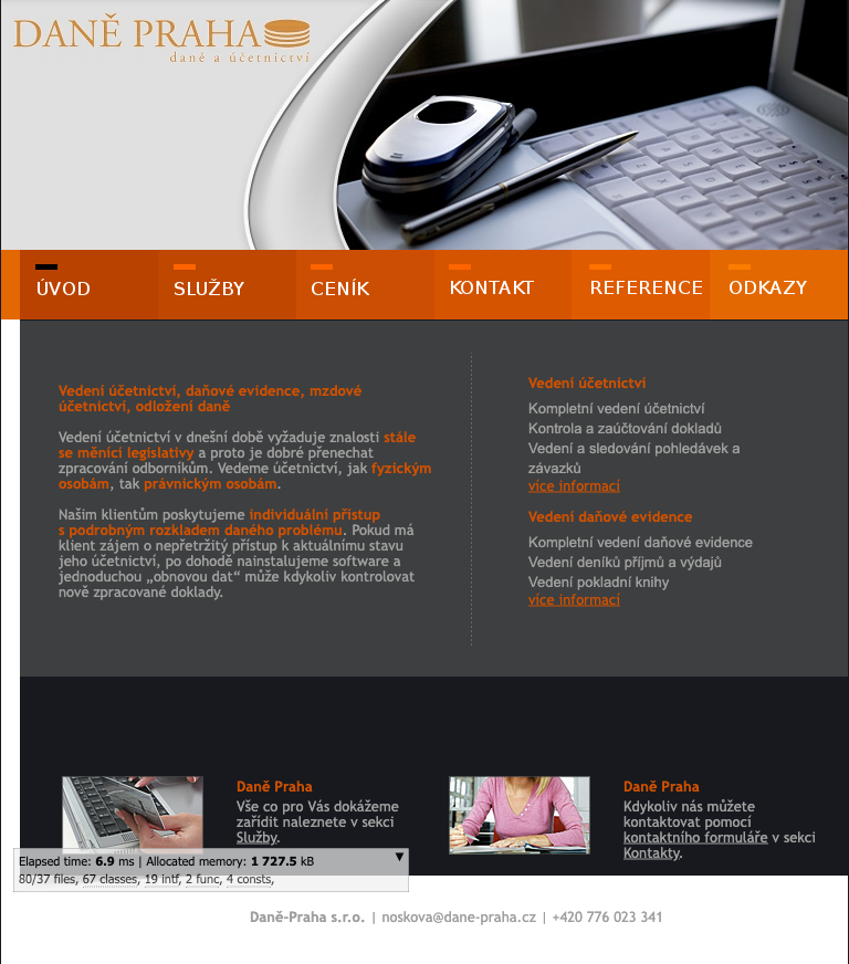 Homepage — Mobile — before